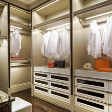 时尚潮流灌溉新古典衣帽间