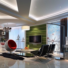 混搭风格魅力跃层装修图