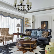 弥漫古典美的美式三房两厅