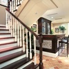 沉稳厚重的田园风楼梯