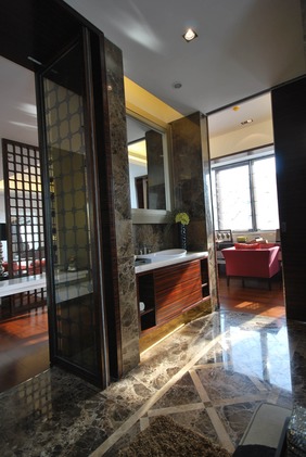 细腻石材纹理的点缀